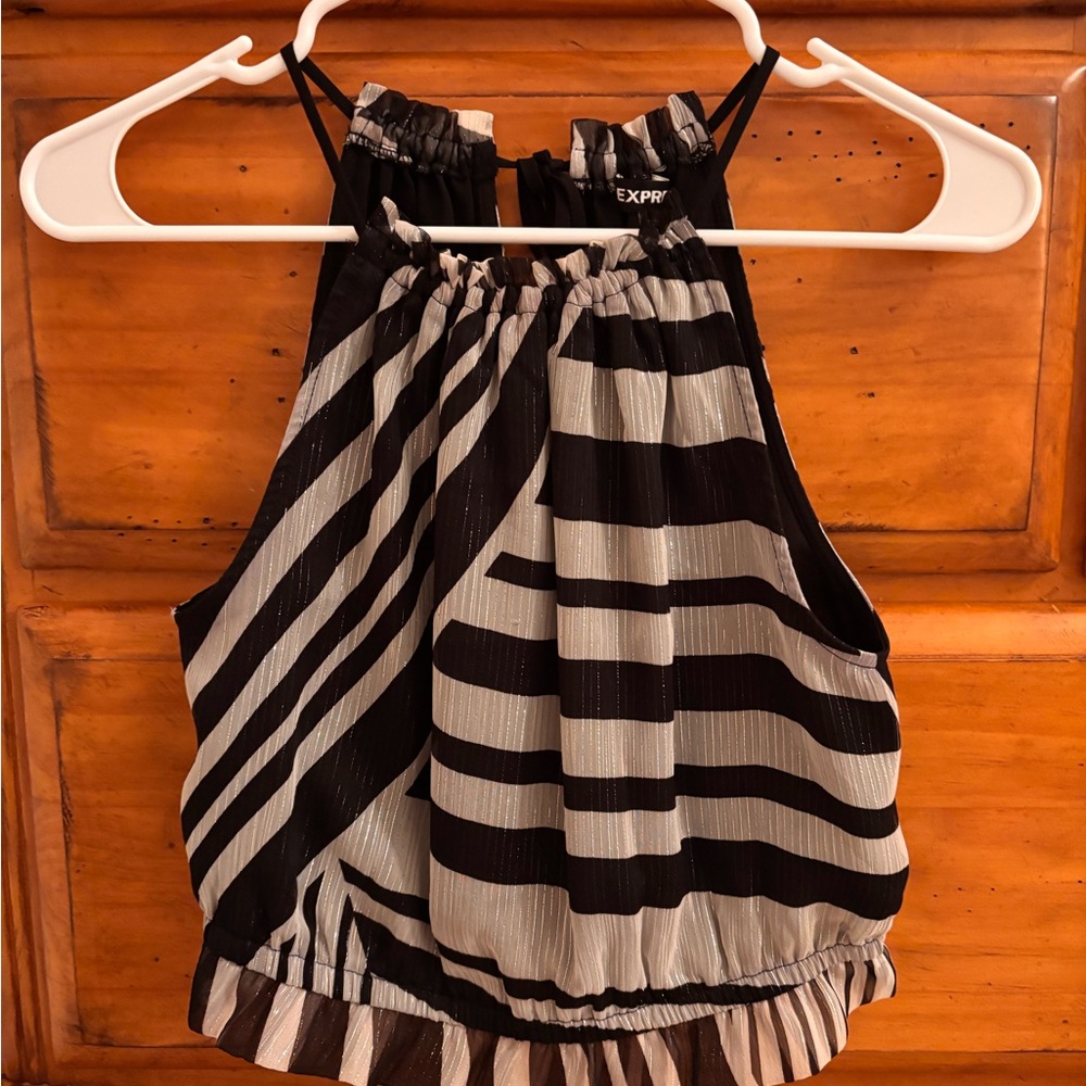 Express Halter Top XS Holidays Fancy Night Out